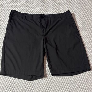 Men's Black Golf Shorts